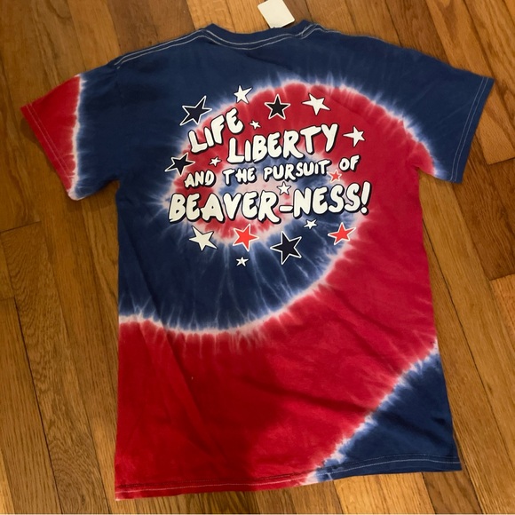 Bucees T-Shirt 4th Of July SZ S LIFE LIBERTY AND THE PURSUIT OF BEAVER - Picture 4 of 5